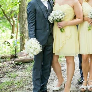 David’s Bridal Dress. Color, Canary. Size 14